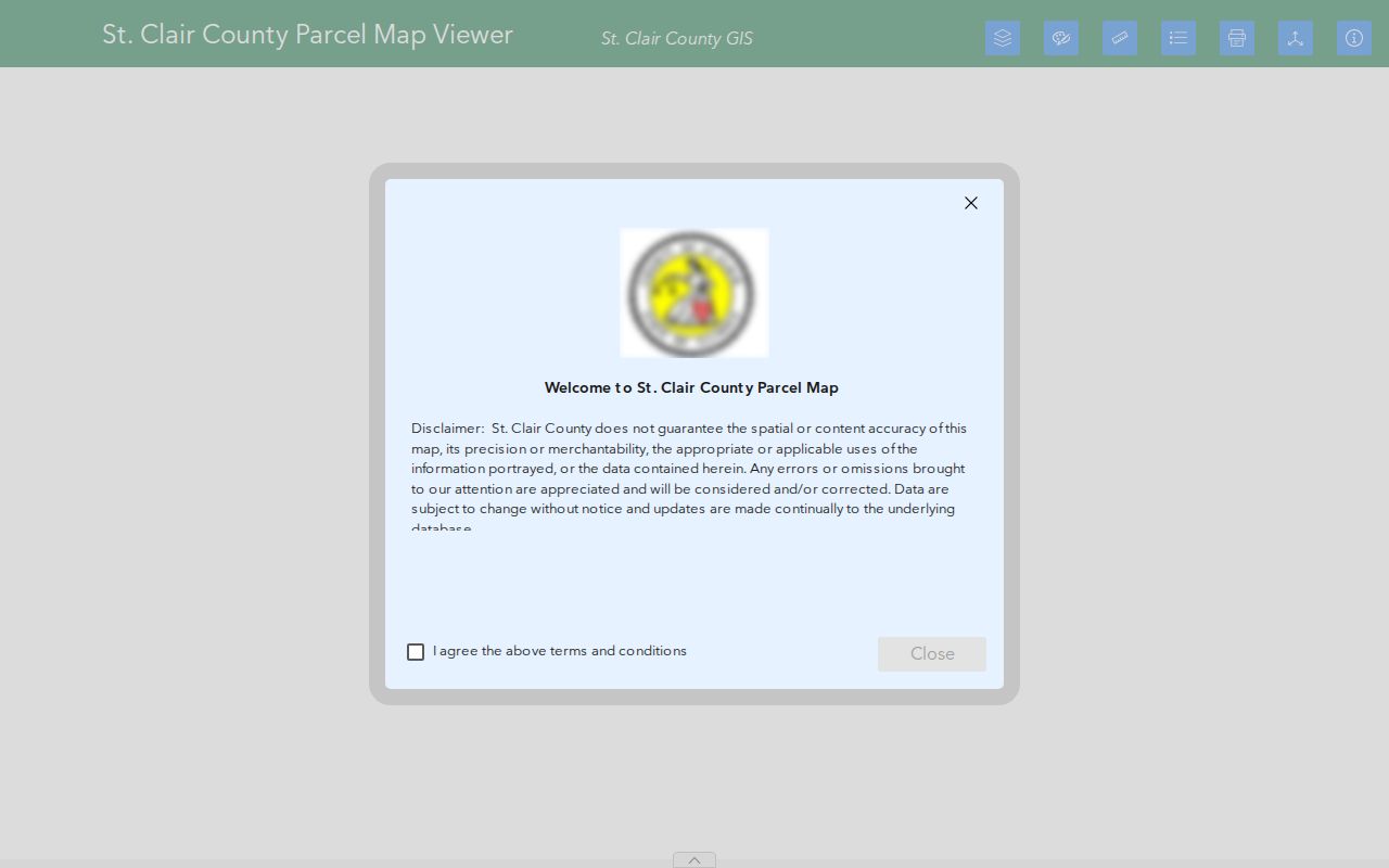 St. Clair County residents directory GIS parcel viewer