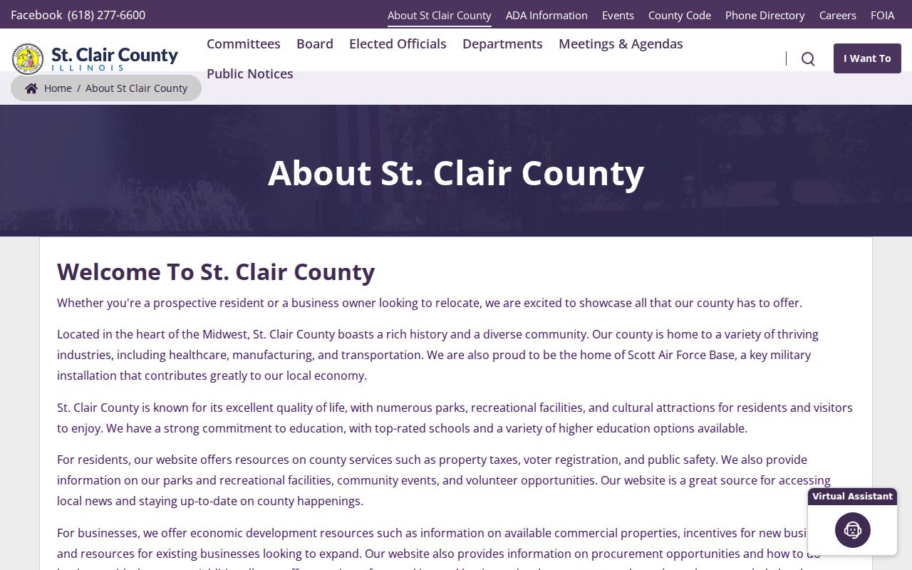 St. Clair County neighbors and community overview